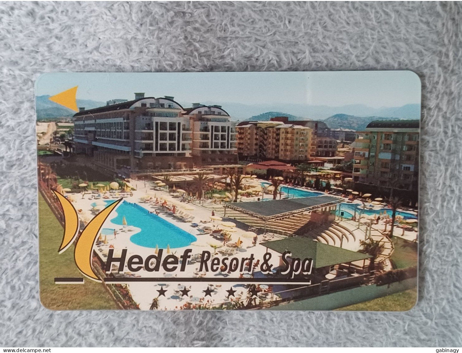 HOTEL KEYS - 2538 - TURKEY - HEDEF RESORT & SPA - Hotelsleutels (kaarten)