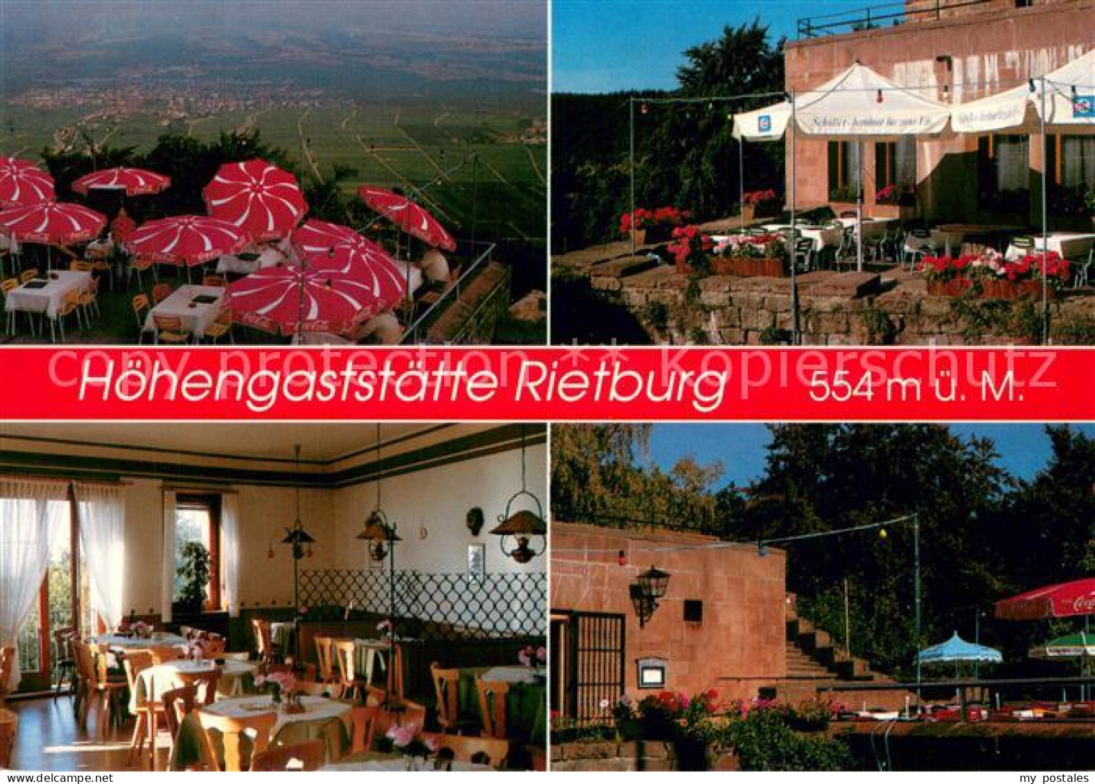 73722537 Rhodt Rietburg Hoehengaststaette Rietburg Teilansichten Rhodt Rietburg - Sonstige & Ohne Zuordnung
