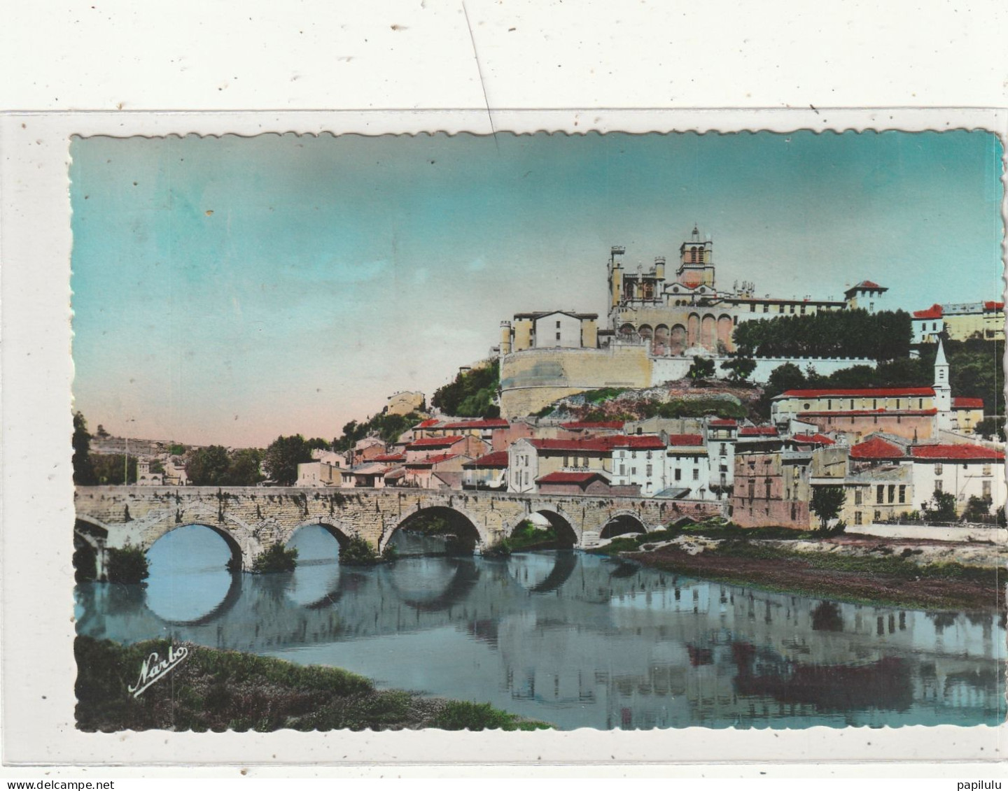 21 DEPT 34 : édit. Narbo N° 8: Béziers Le Pont Vieux Et La Cathédrale Saint Nazaire - Beziers