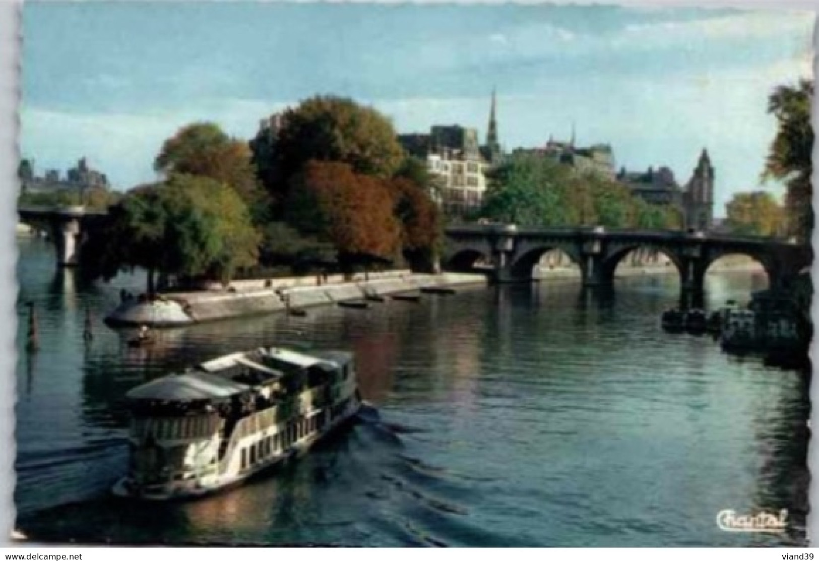 PARIS. -  Pointe  De La Cité  Bateau Mouche.  Non Circulée - The River Seine And Its Banks