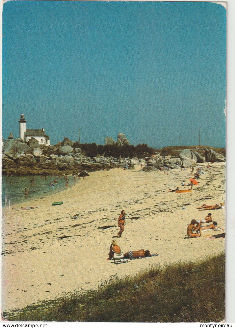 Finistère : BRIGNOGAN  : Vue Phare - Brignogan-Plage