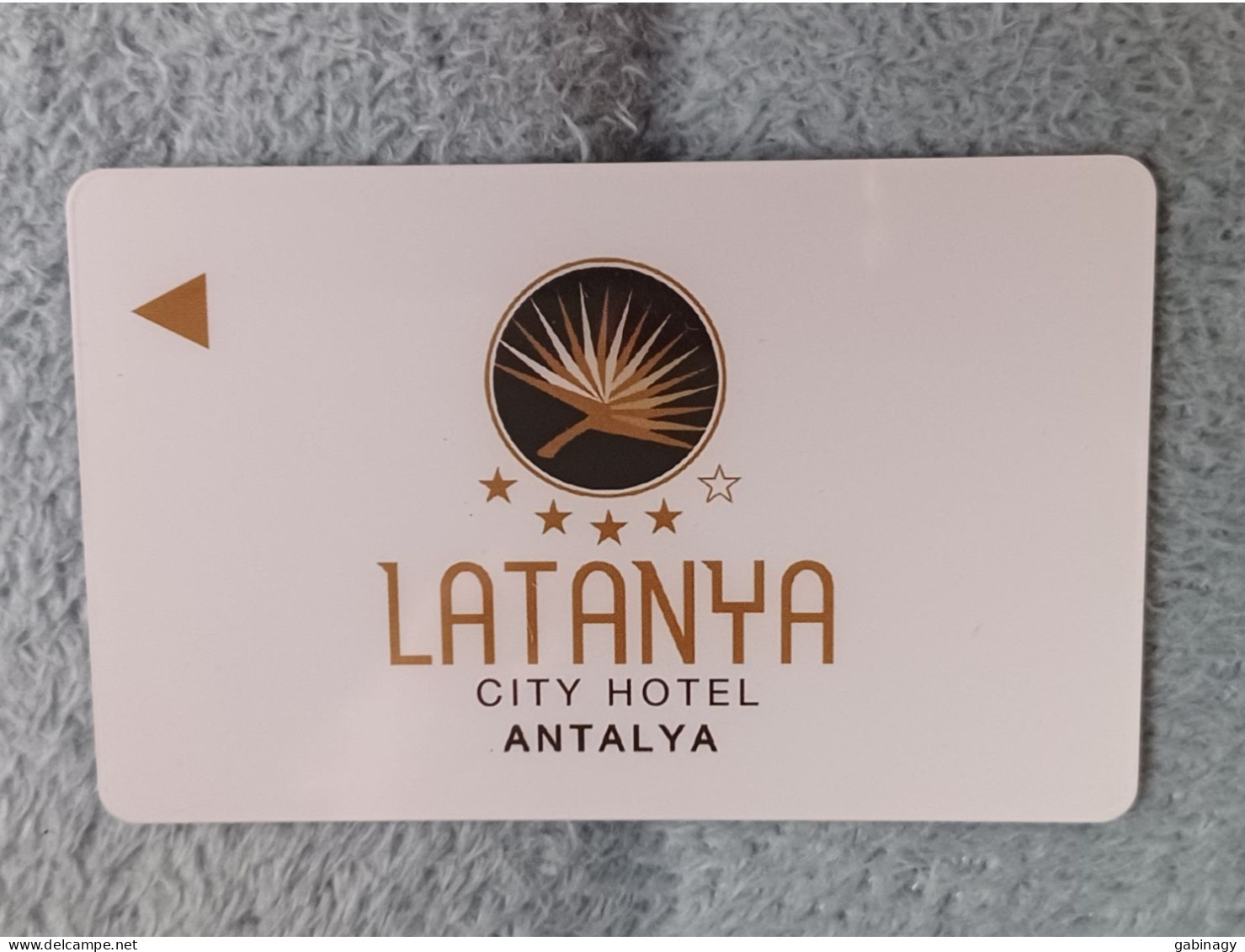 HOTEL KEYS - 2539 - TURKEY - LATANYA CITY HOTEL ANTALYA - Hotelsleutels (kaarten)