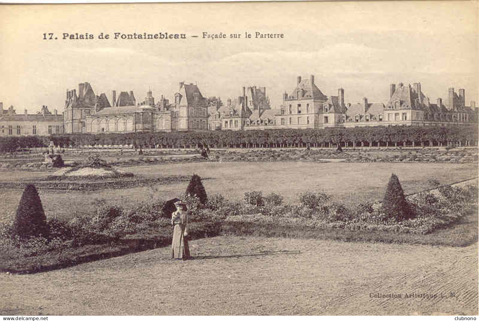 CPA -FONTAINEBLEAU - LE PALAIS - FACADE SUR LE PARTERRE (IMPECCABLE) - Fontainebleau