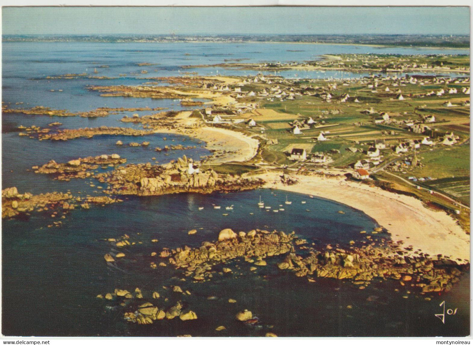 Finistère : BRIGNOGAN  : Vue - Brignogan-Plage