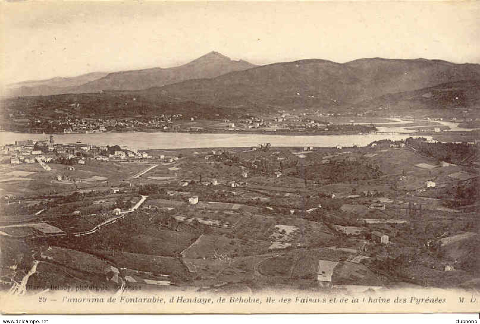 PANORAMA DE FONTARABIE, D'HENDAYE, DE BEHOBIE - Other & Unclassified