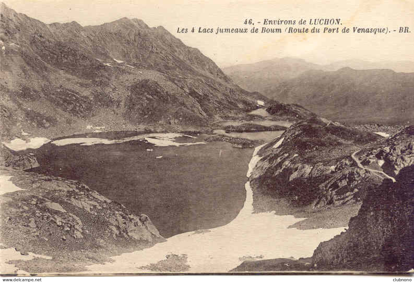 CPA - ENVIRONS DE LUCHON - LES 4 LACS JUMEAUX DE BOUM (IMPECCABLE) - Luchon