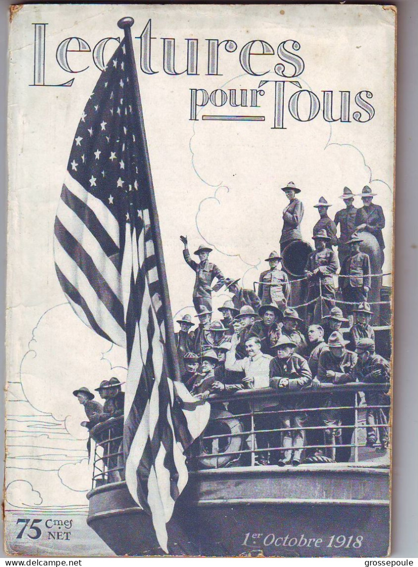 LECTURES POUR TOUS - 1er Oct 1918 - VOIR SOMMAIRE Dans La Description - 1900 - 1949