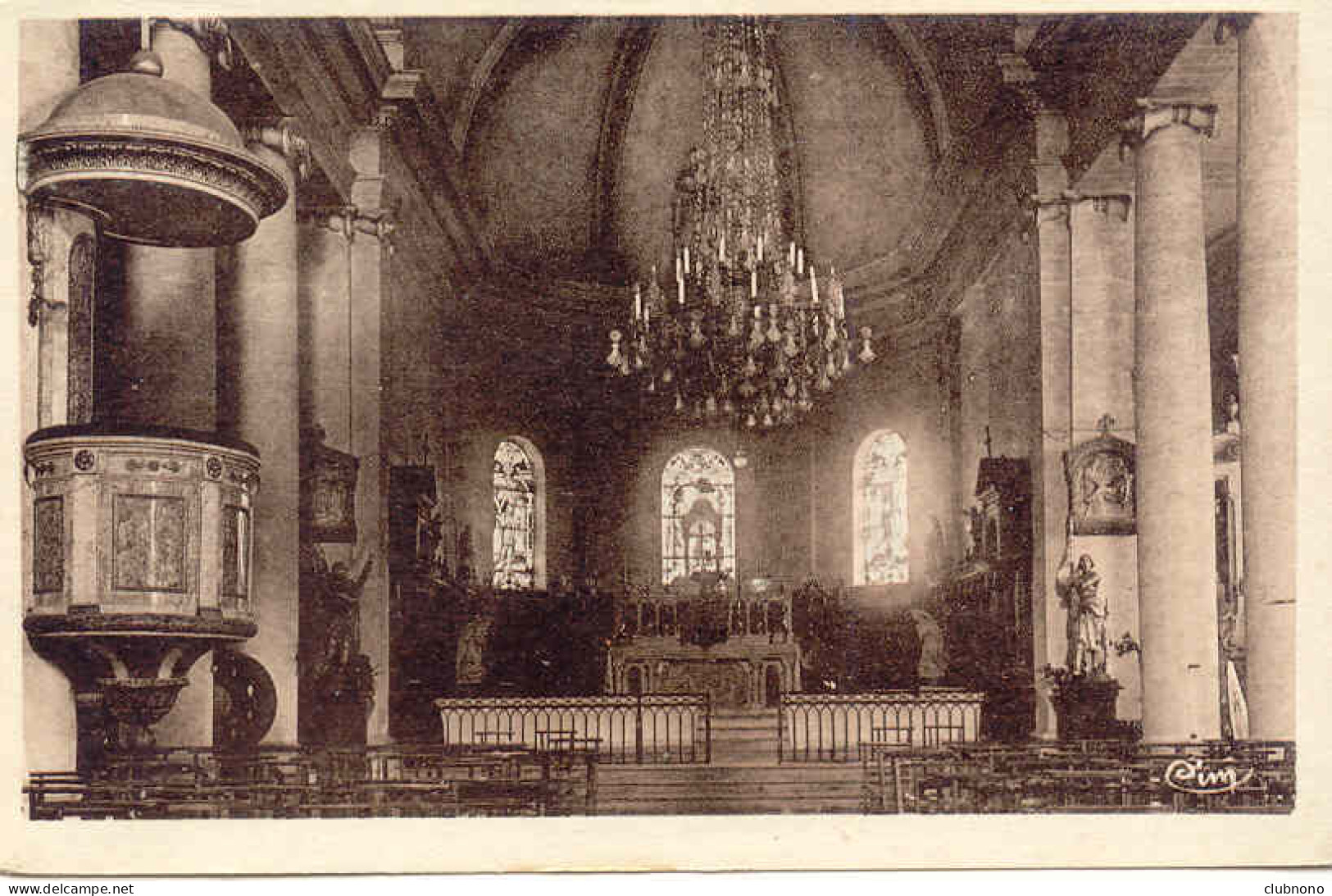 CPA - CHAMPLITTE - INTERIEUR DE L'EGLISE (RARE CLICHE) - Autres & Non Classés