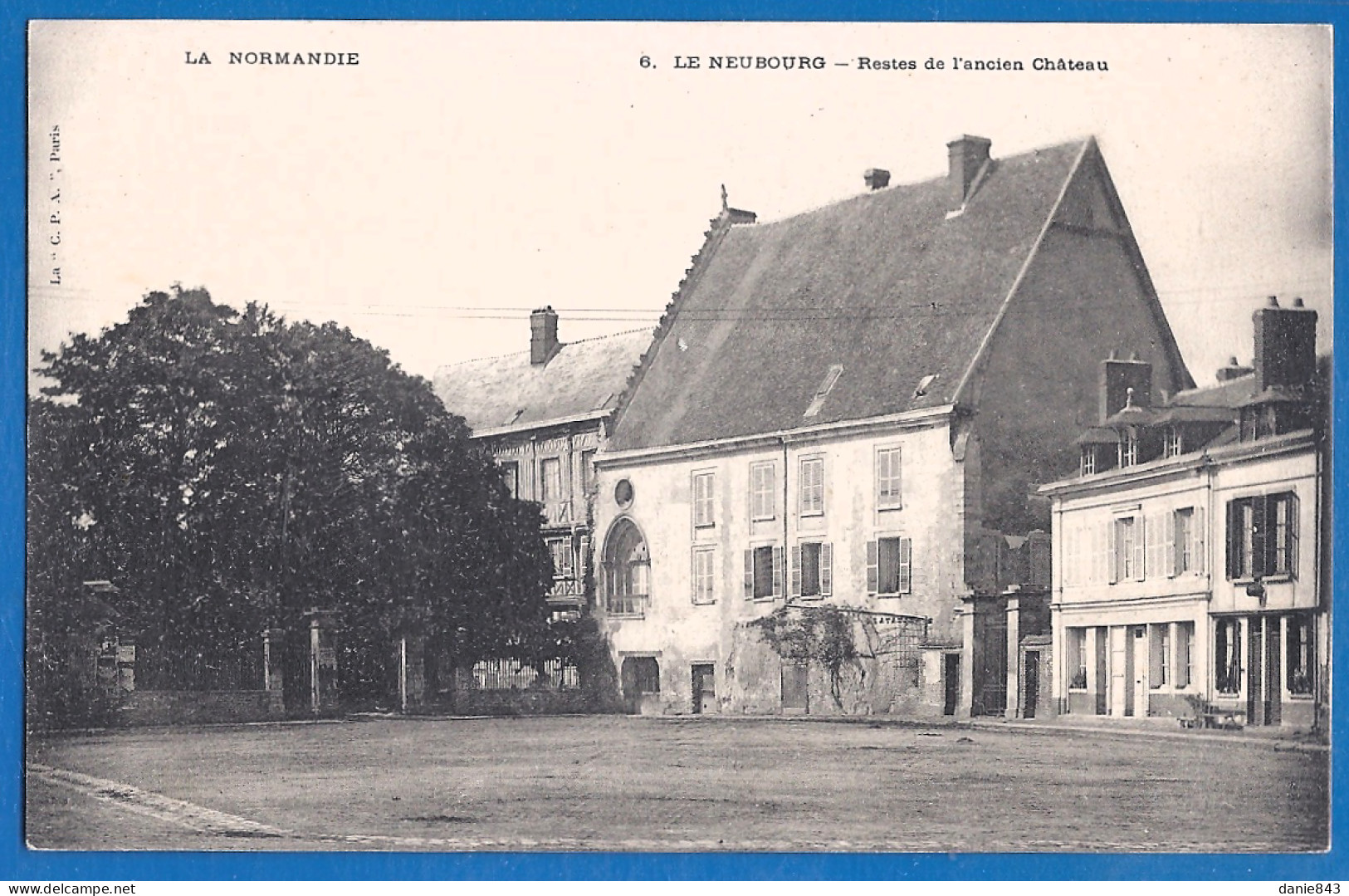 CPA Dos Précurseur - EURE - LE NEUBOURG - RESTES DE L'ANCIEN CHATEAU - - Le Neubourg