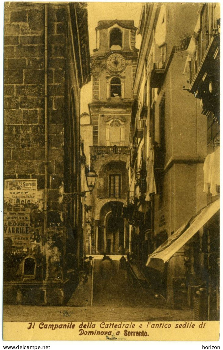 G.163  SORRENTO - Napoli - Il Campanile Della Cattedrale... - 1914 - Autres & Non Classés