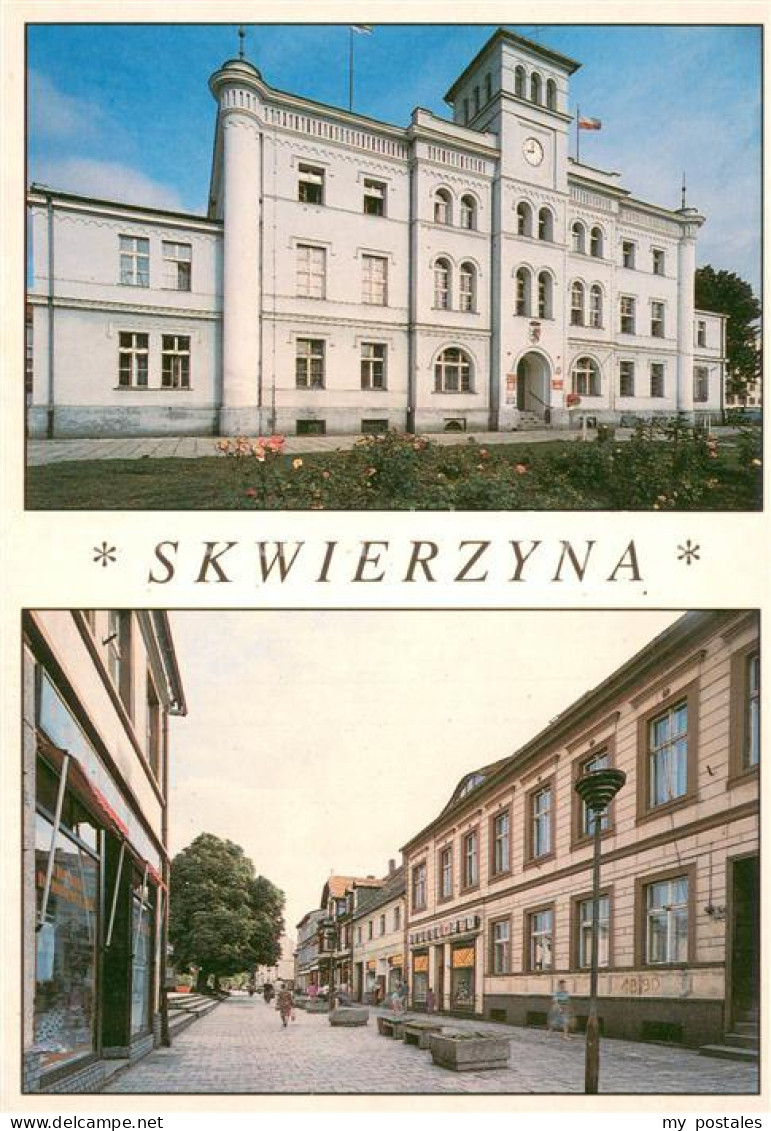73722469 Skwierzyna PL Rathaus Promenade  - Pologne