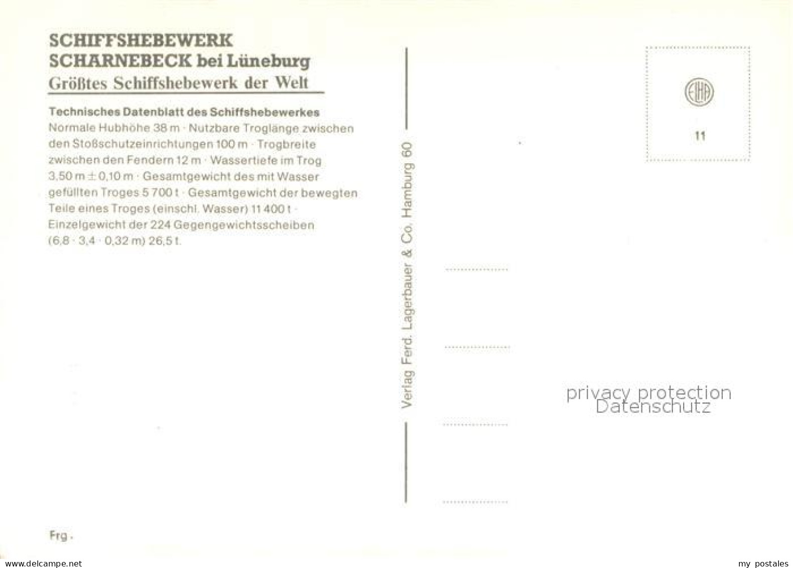 73722463 Scharnebeck Lueneburg Schiffshebewerk Scharnebeck Lueneburg - Sonstige & Ohne Zuordnung