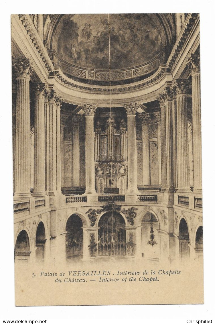 CPA - Palais De VERSAILLES - Intérieur De La Chapelle - TBE - Edit. Moreau - N° 5 - - Versailles (Château)