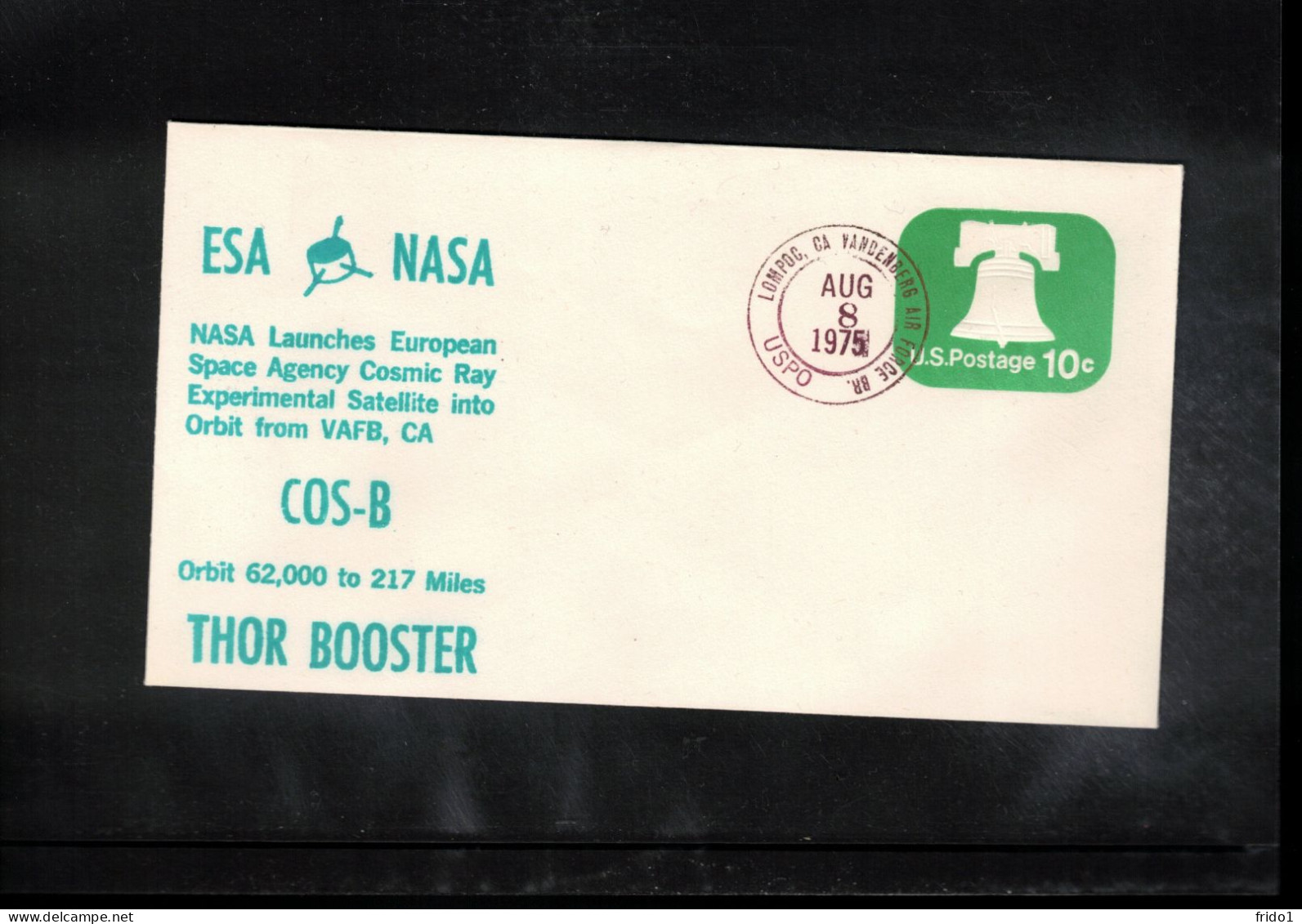 USA 1975 Space / Weltraum ESA-USA Satellite COS-B Interesting Cover - Estados Unidos