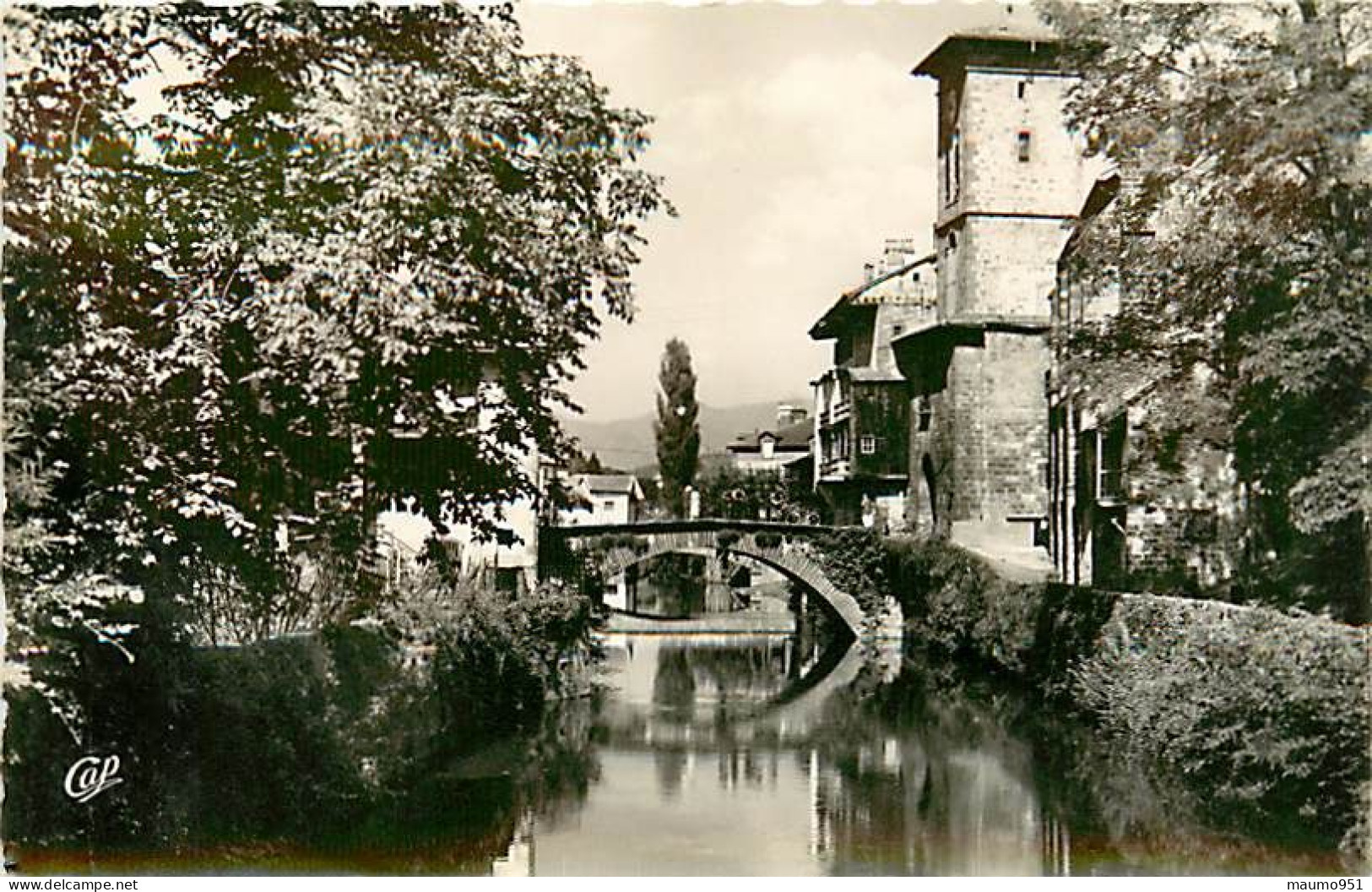 64 SAINT JEAN PIED DE PORT - La Nive, Le Pont D'Espagne Et Le Clocher - Saint Jean Pied De Port