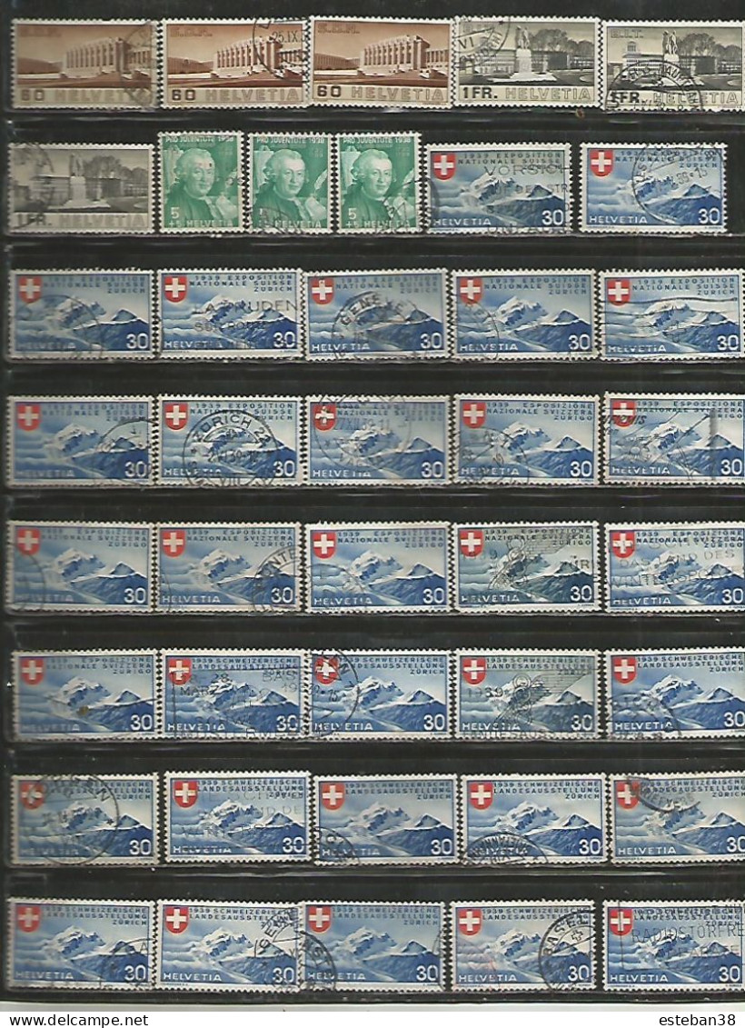 Suisse Timbres Diverses - Sammlungen