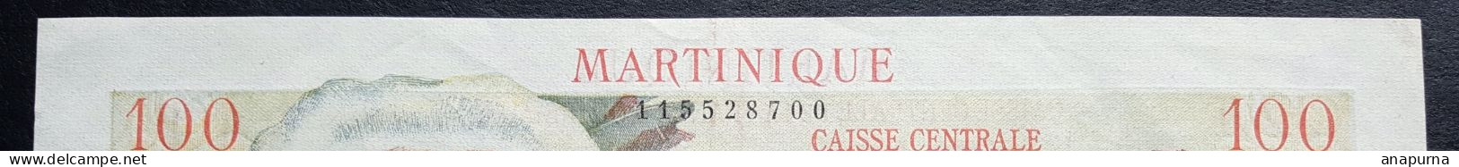 Billet 100 Francs Martinique La Bourdonnais, Francs, Caisse Centrale De La France D'Outre-Mer - Altri – Oceania