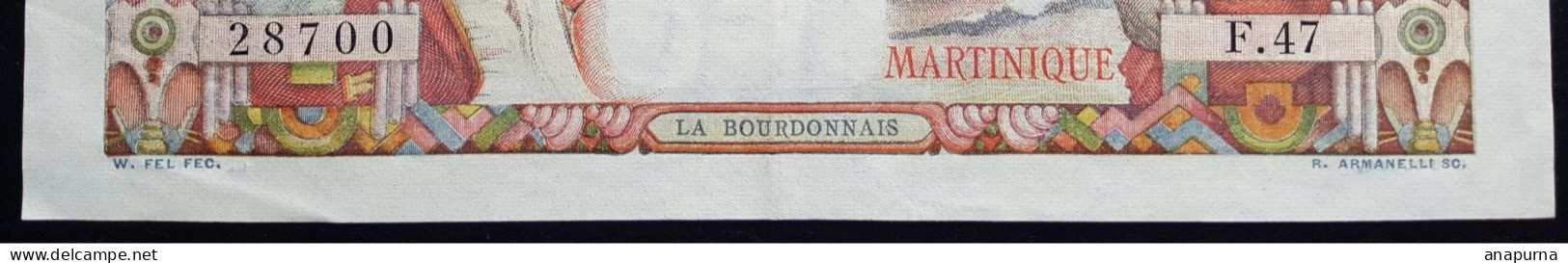 Billet 100 Francs Martinique La Bourdonnais, Francs, Caisse Centrale De La France D'Outre-Mer - Other - Oceania