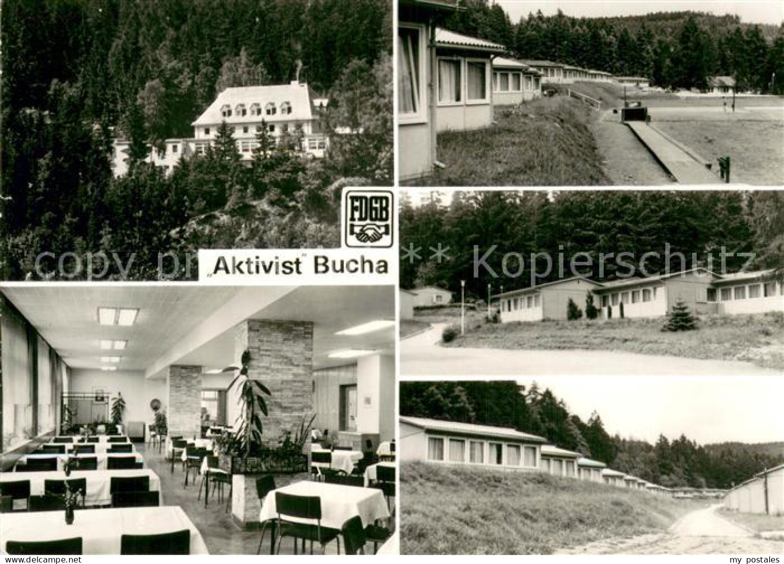 73722430 Bucha Gosswitz FDGB Erholungsheim Aktivist Speisesaal Bungalows  - Sonstige & Ohne Zuordnung