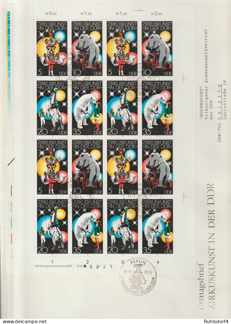 DDR Jumbo-FDC "Zirkus I" - Other & Unclassified