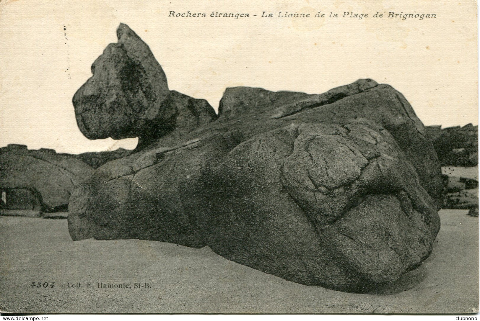 CPA - BRIGNOGAN - ROCHERS ETRANGES - LA LIONNE - Brignogan-Plage