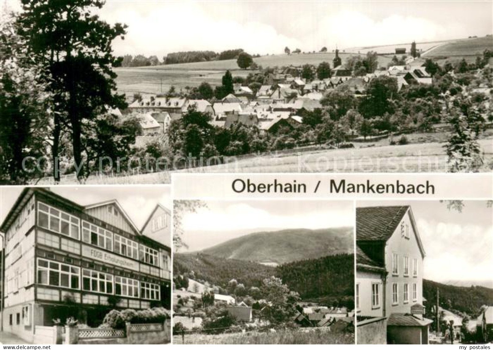 73722412 Mankenbach Oberhain Teilansicht FDGB Erholungsheim Blick Vom Kaffenberg - Other & Unclassified
