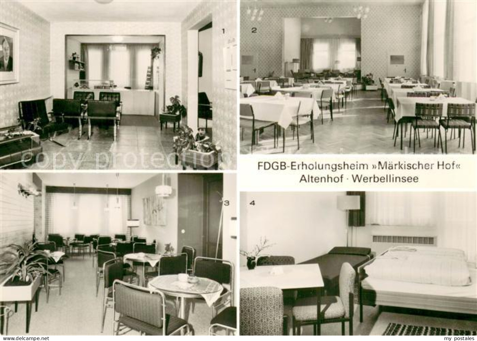 73722394 Altenhof Werbellinsee FDGB Erholungsheim Maerkischer Hof Rezeption Spei - Finowfurt