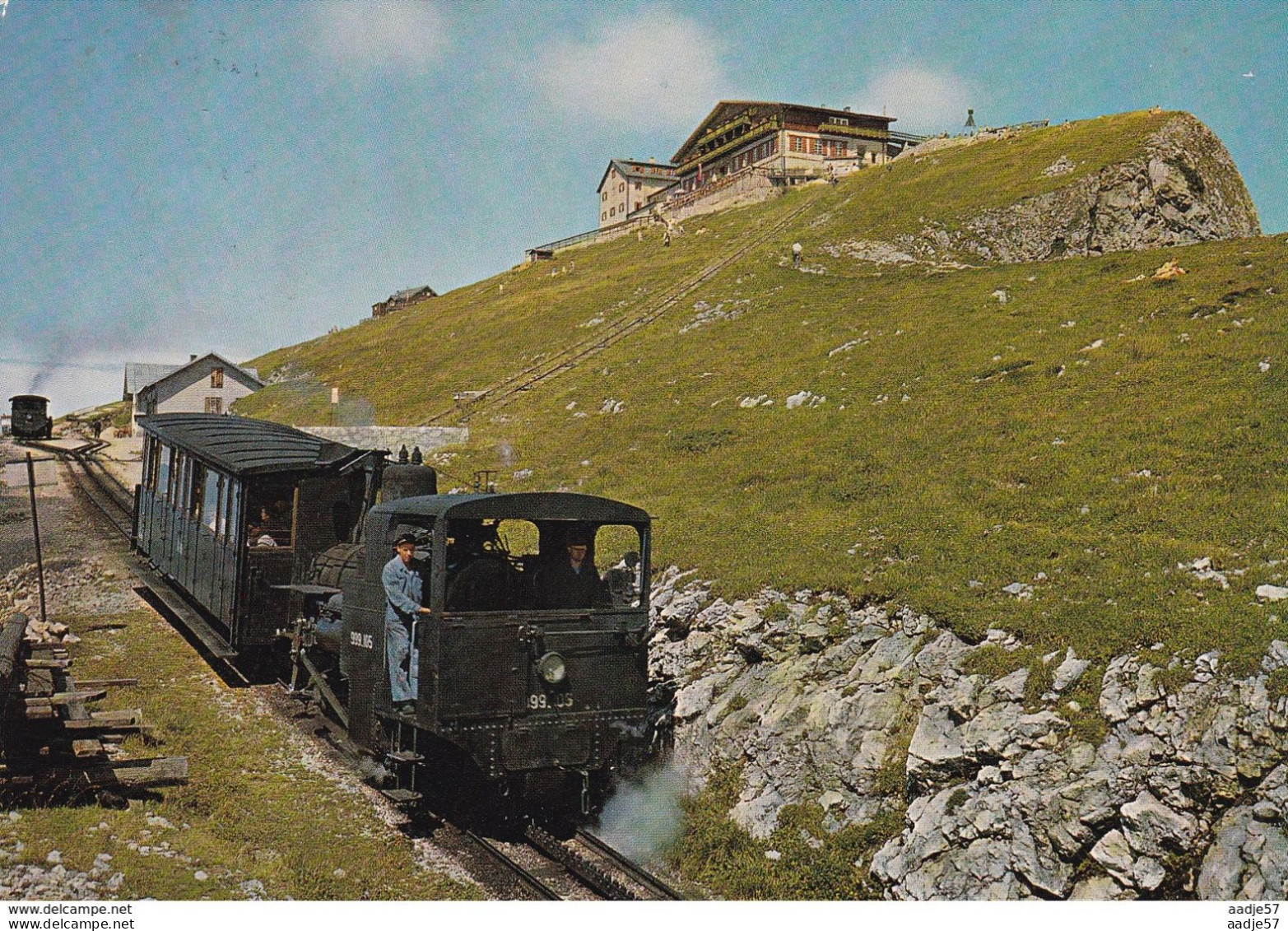 Austria Oostenrijk Schafberg - Gipfel - Trains