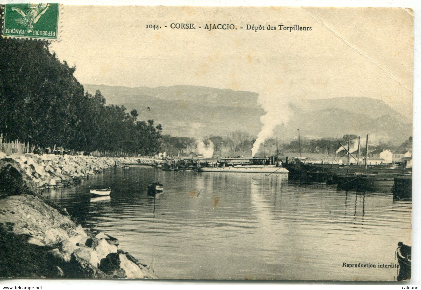 -2A- CORSE - AJACCIO - Depot Des Torpillleurs.      Colection J.Moretti,Corté. N°:1044 - Ajaccio