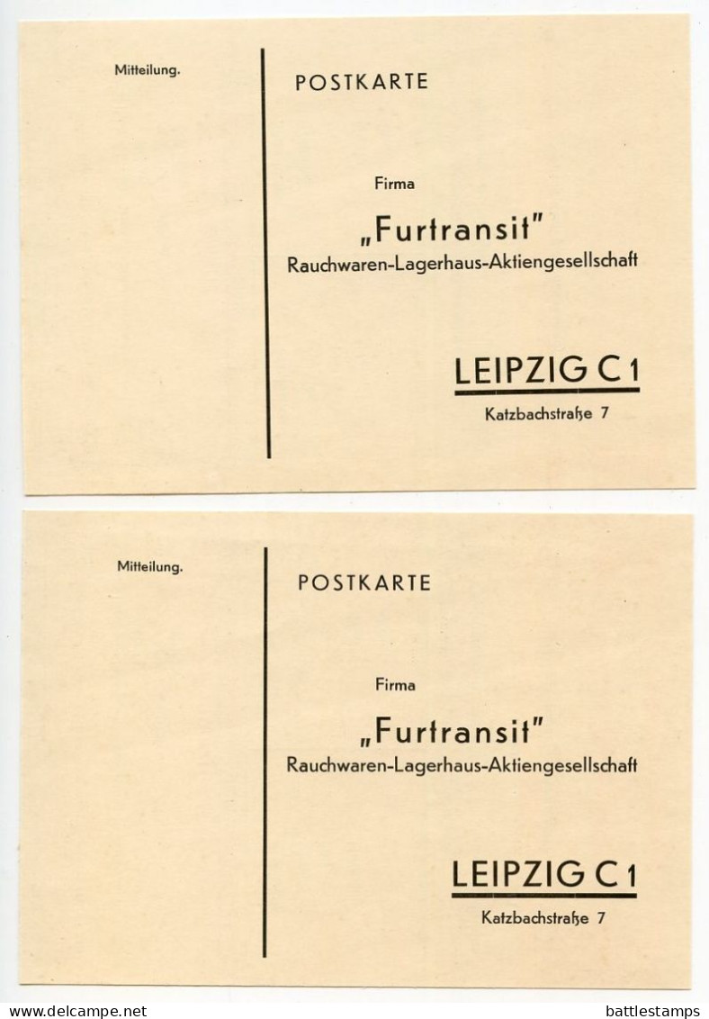 Germany 1935 4pf. Meter Drucksache Cover & Documents; Leipzig - „FURTRANSIT" Rauchwaren, Lagerhaus / Animal Fur Auctions