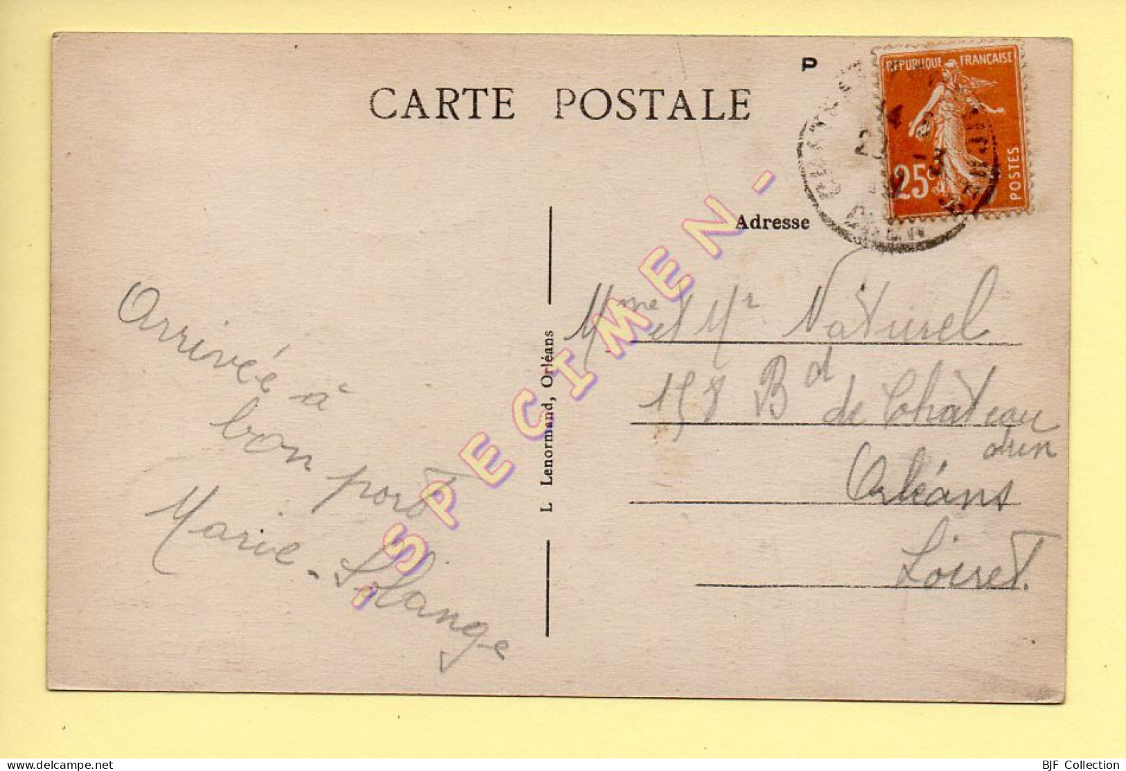 45. ORLEANS - La Rue Royale (animée) (voir Timbre Et Cachet) (voir Scan Recto/verso) - Orleans