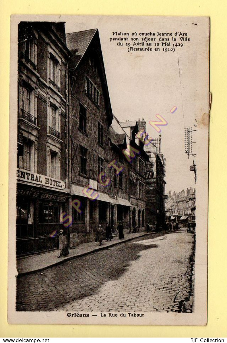 45. ORLEANS - La Rue Du Tabour (animée, Commerce) (voir Scan Recto/verso) - Orleans