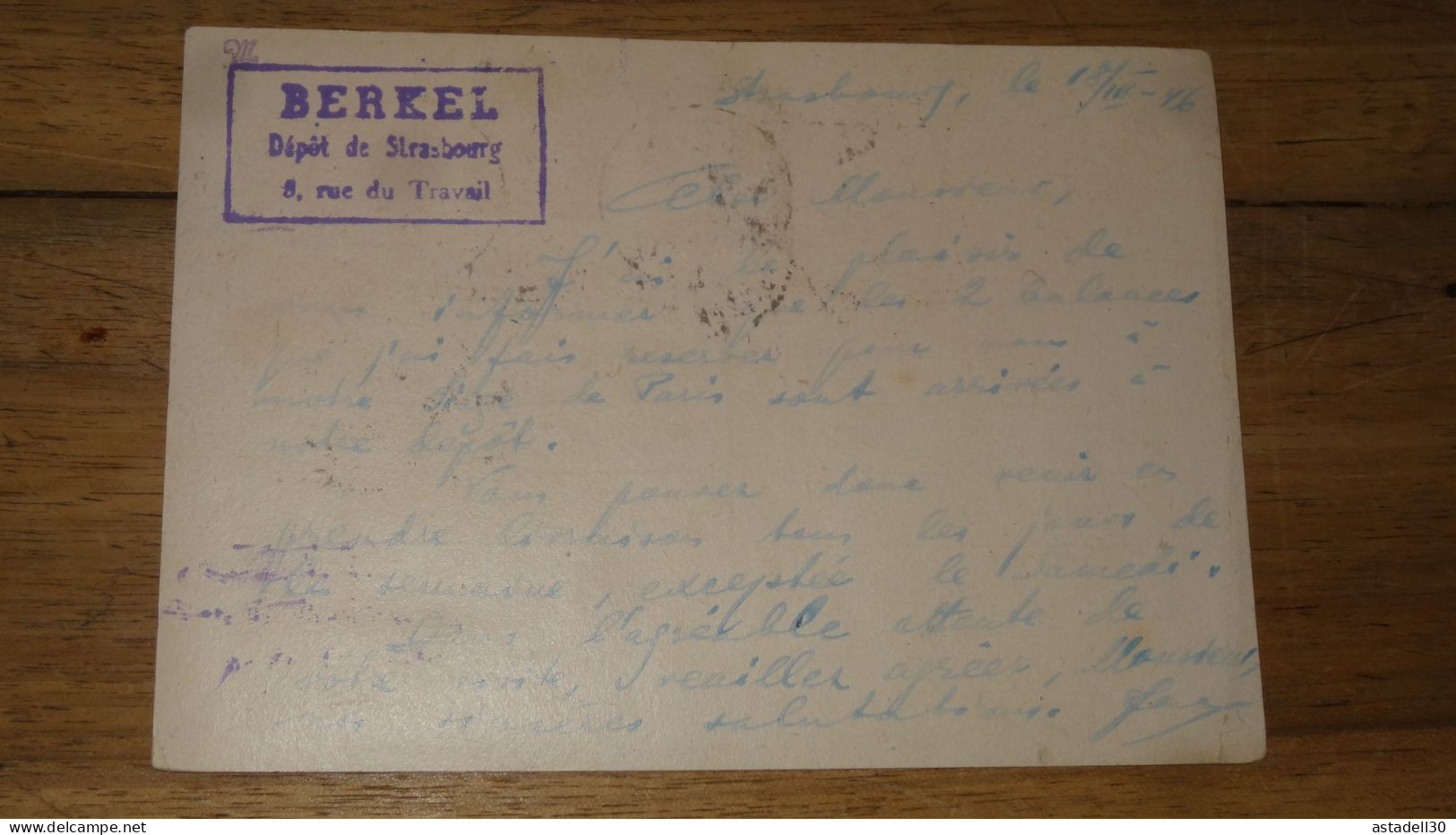 Entier Postal Iris 1.20f Avec Compléments - 1946 ......... Boite1 ...... 240424-162 - Andere & Zonder Classificatie