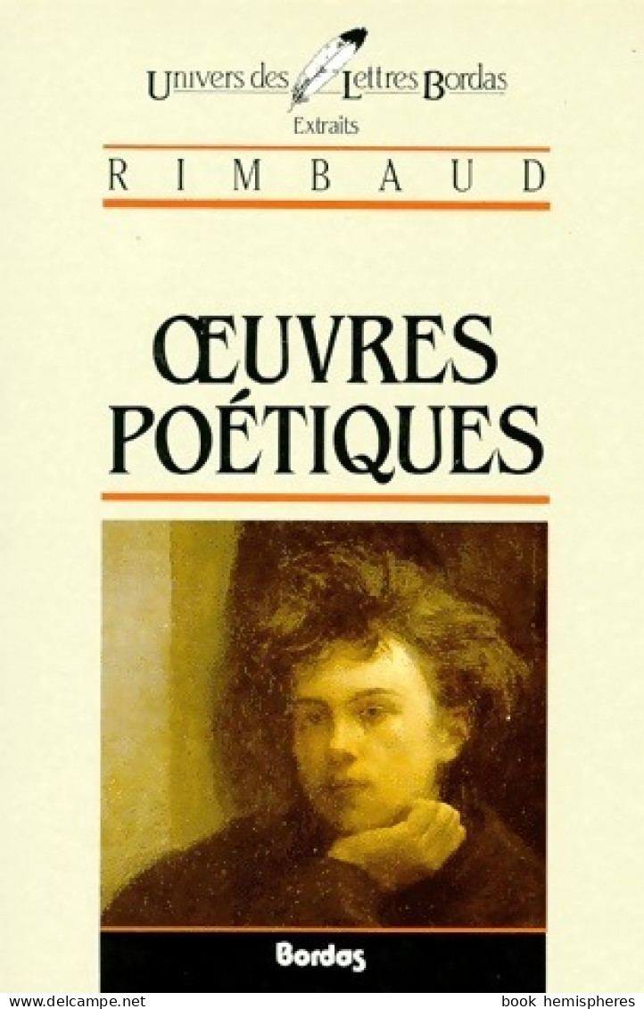 Oeuvres Poétiques (1985) De Arthur Rimbaud - Other & Unclassified