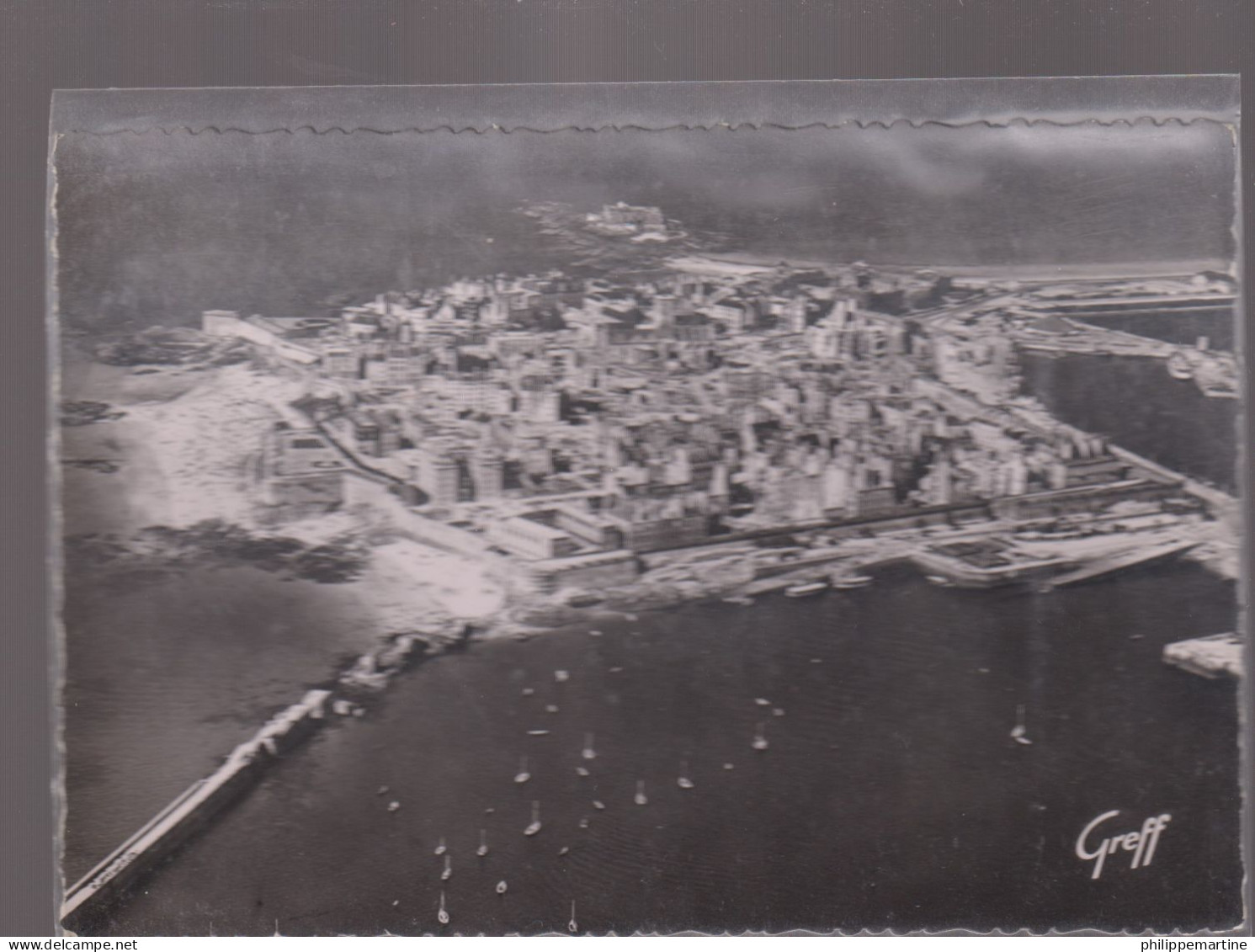 35 - Saint Malo : Vue Aérienne De La Ville Et De La Plage De Bonsecours - Pilote Opérateur R.Henrard - Saint Malo