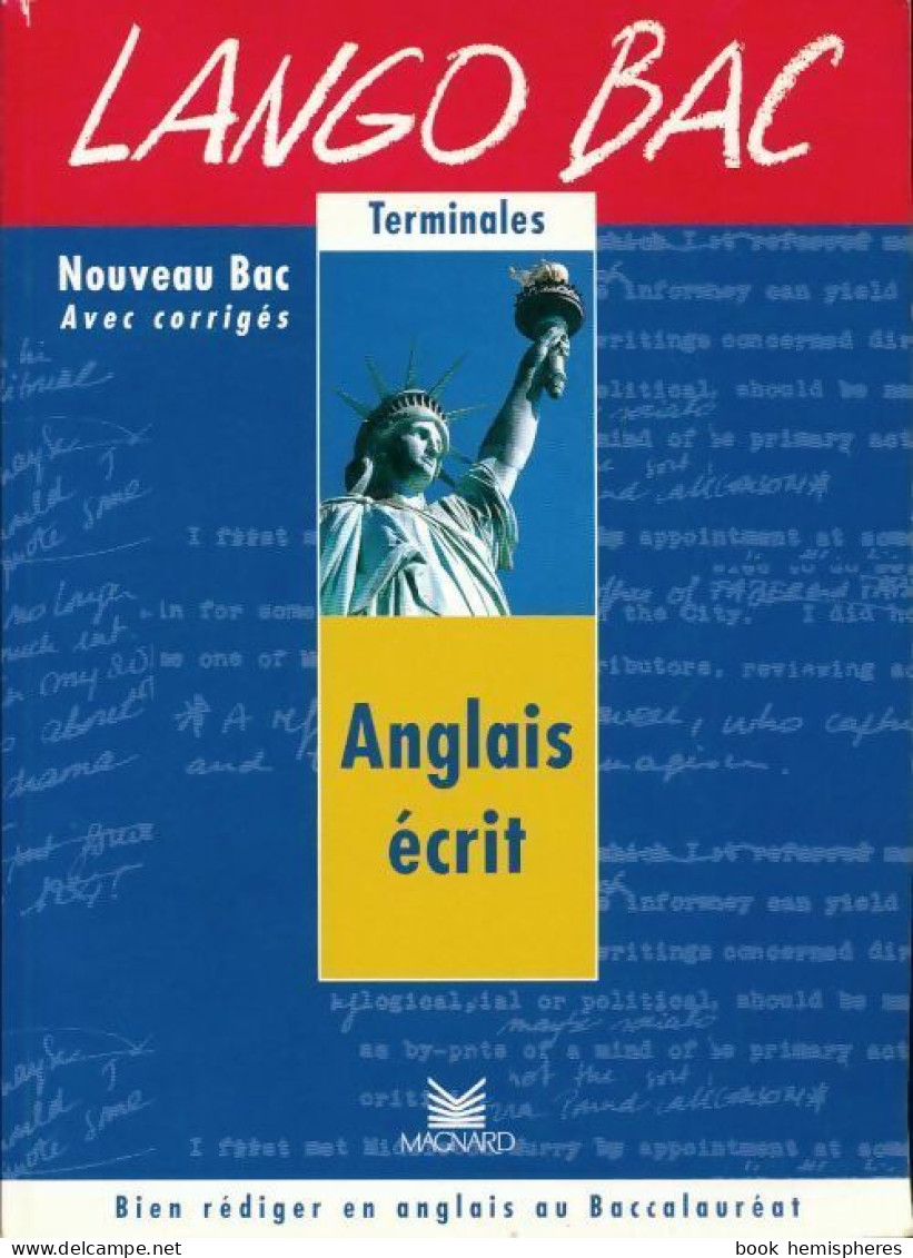 Lango Bac Anglais écrit (1995) De Collectif - 12-18 Años