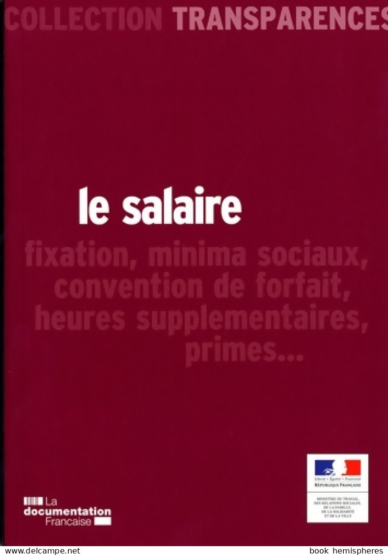 Le Salaire (2009) De Collectif - Droit