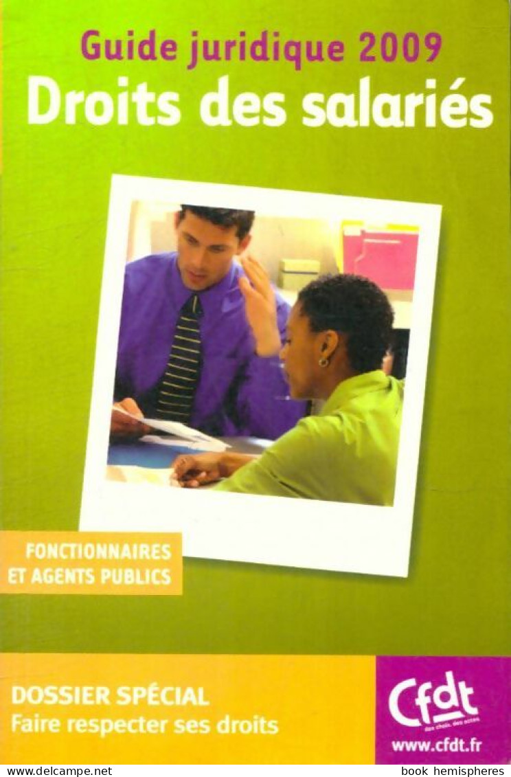 Droits Des Salariés : Guide Juridique 2009 (2009) De Collectif - Derecho
