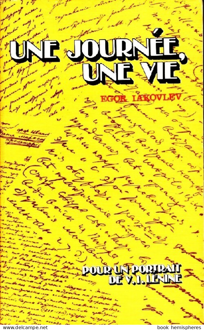 Une Journée, Une Vie (1982) De Egor Iakovlev - Biografia