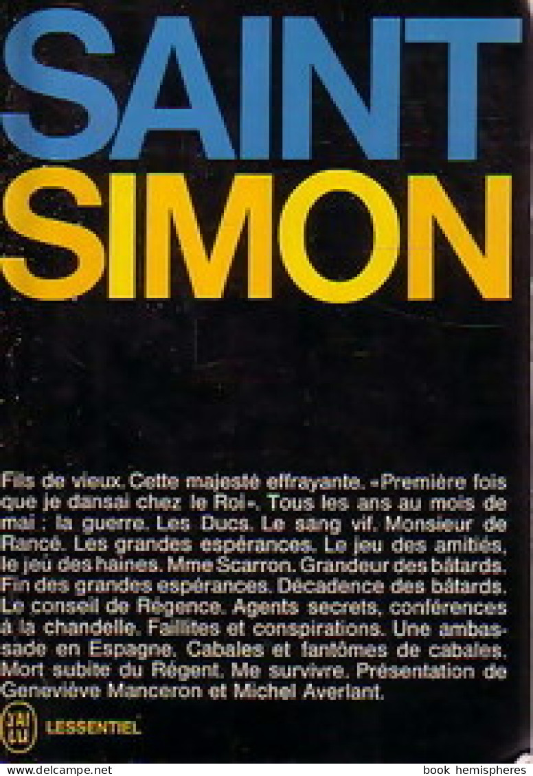 Saint-Simon (1965) De Saint Simon - Religión