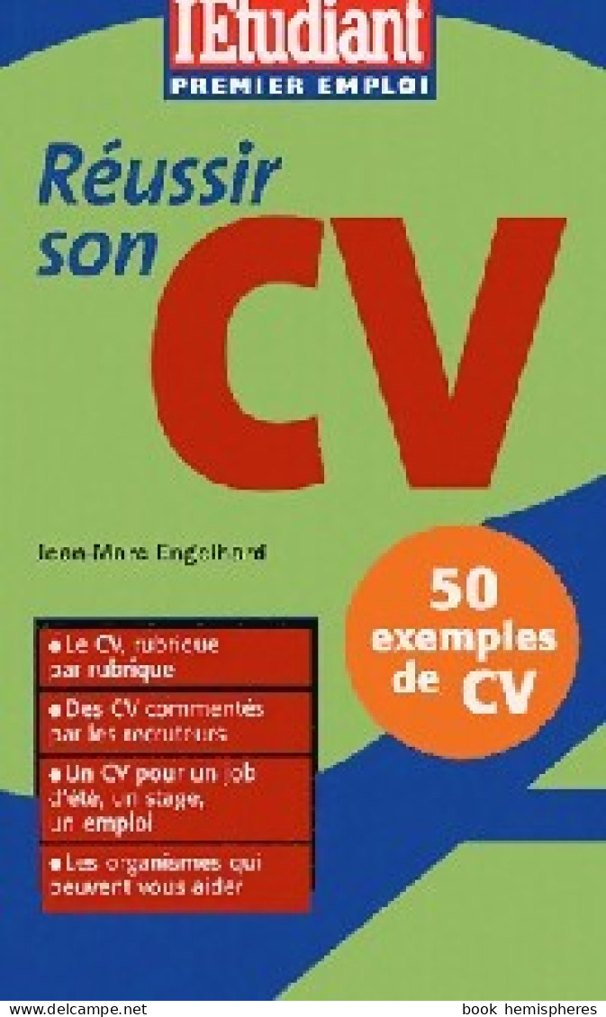Réussir Son C.V. (2002) De Jean-Marc Engelhard - Voyages