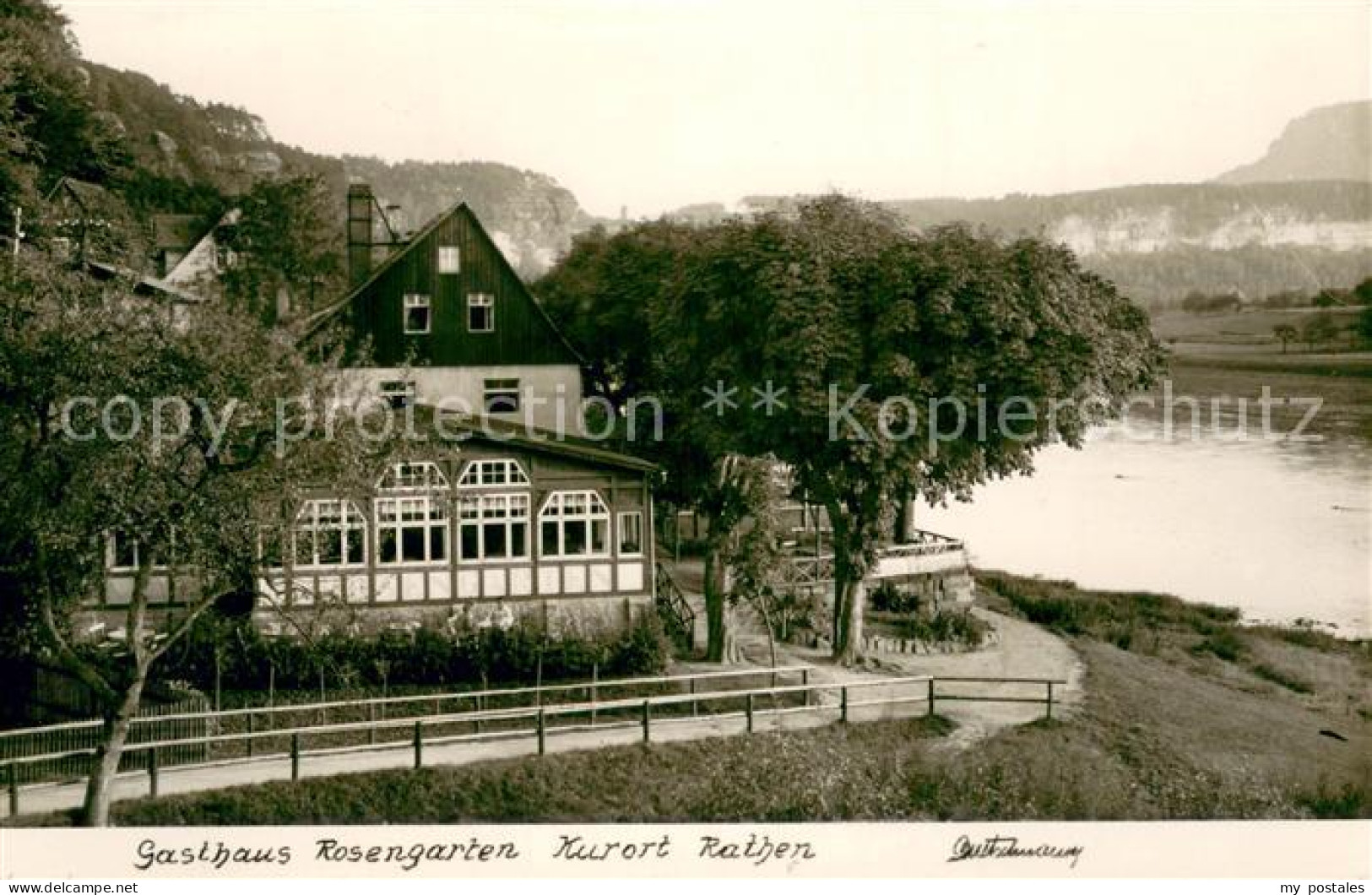 73722347 Rathen Saechsische Schweiz Gasthaus Rosengarten Rathen Saechsische Schw - Rathen