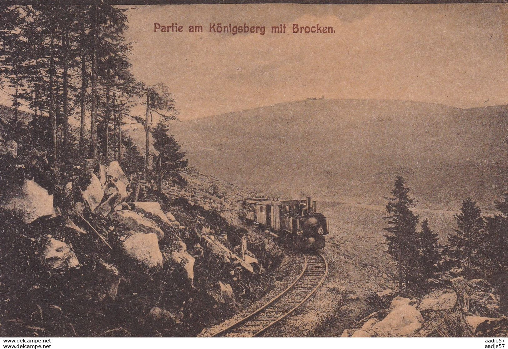Deutschland Germany Brocken Königsberg - Trains