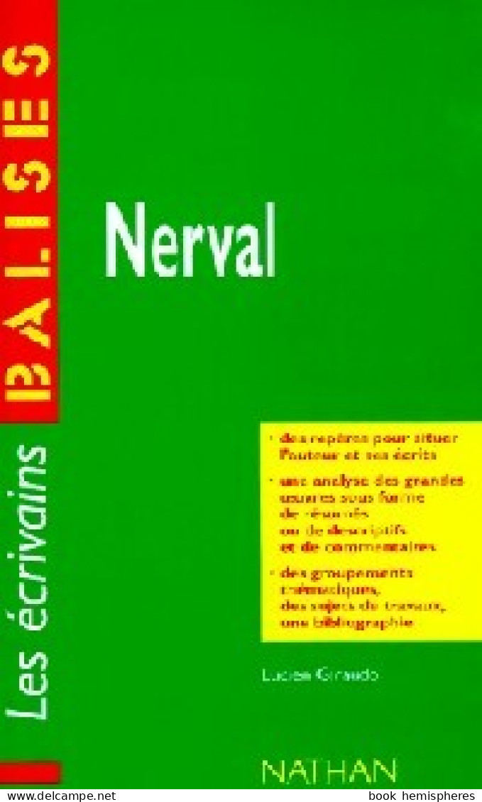 Nerval (1998) De Inconnu - Biographie