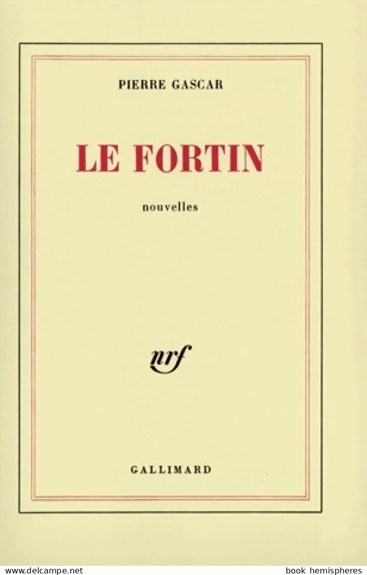 Le Fortin (1983) De Pierre Gascar - Natualeza