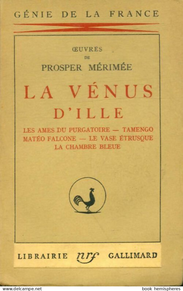 La Vénus D'Ille (1932) De Prosper Mérimée - Otros Clásicos