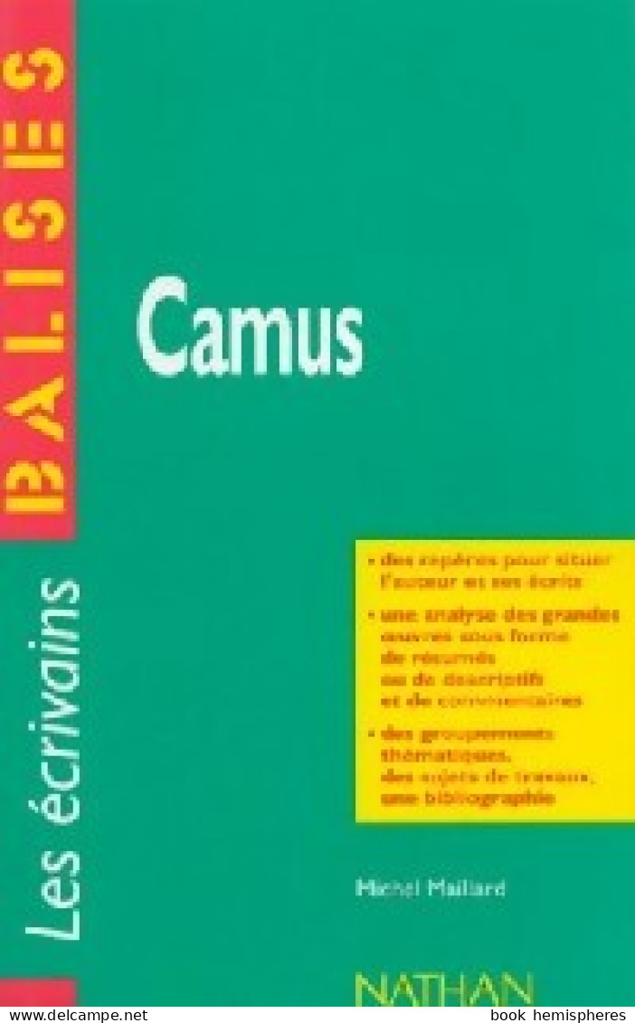 Camus (1993) De Michel Maillard - Biographien