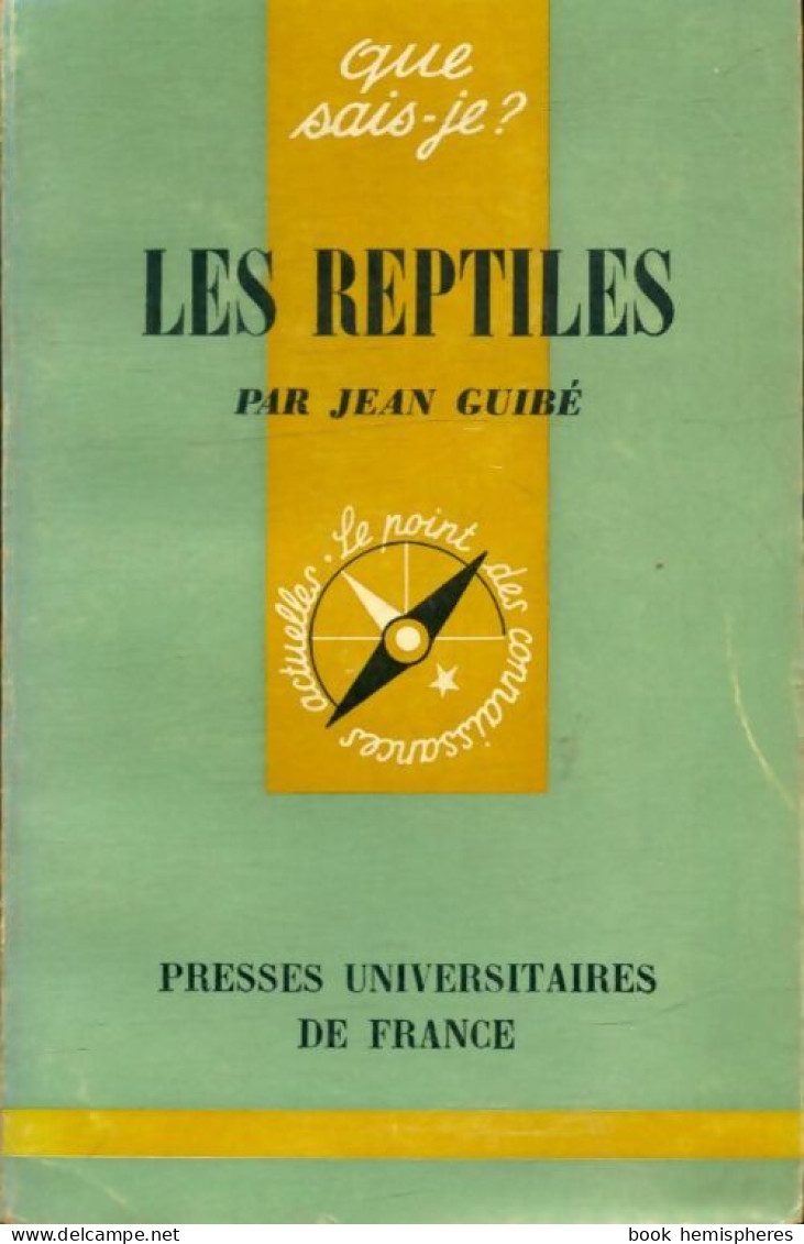 Les Reptiles (1969) De Jean Guibé - Dieren