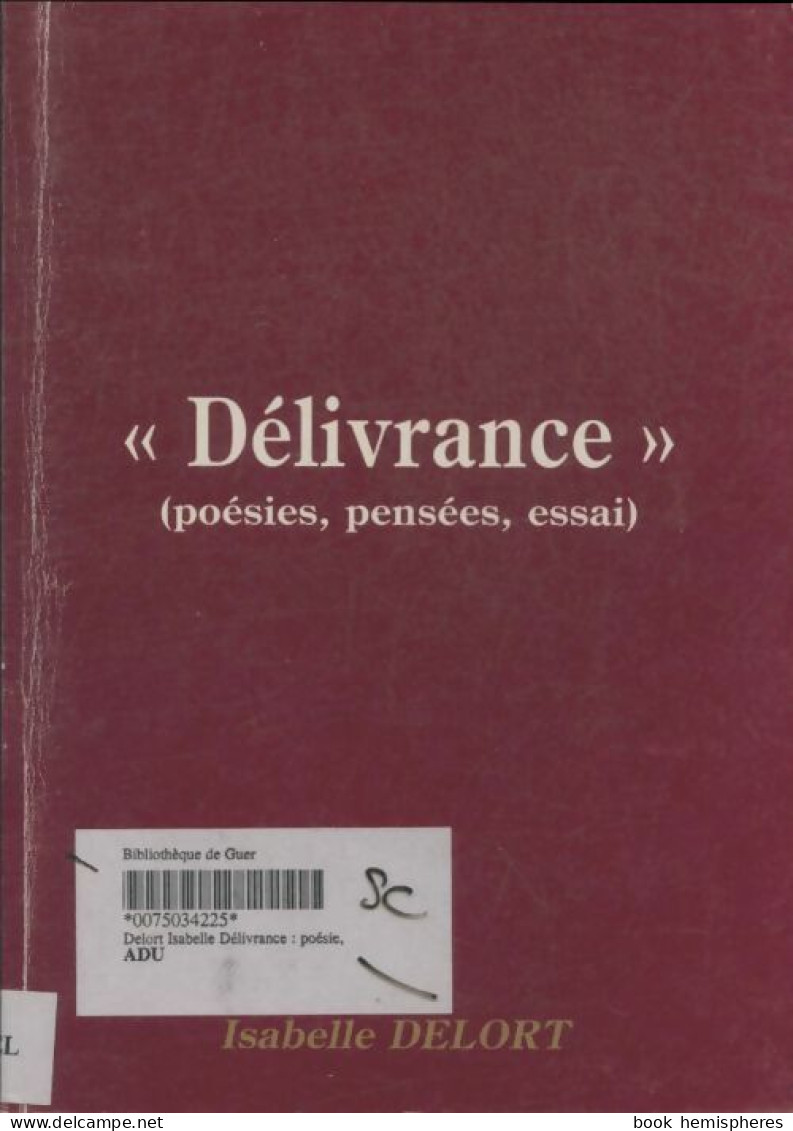 Délivrance (1994) De Isabelle Delort - Other & Unclassified