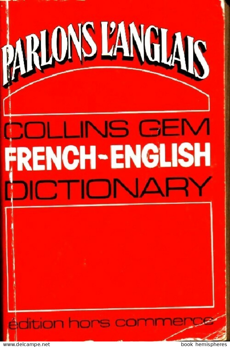 French-English (1980) De Inconnu - Wörterbücher